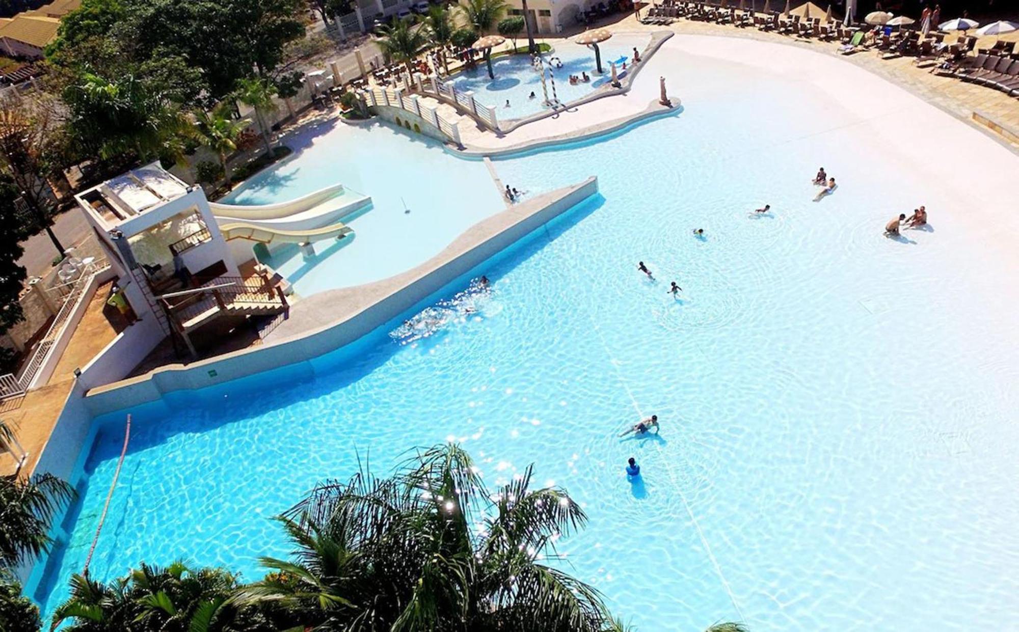 L'Acqua Diroma - Suites Confortaveis - Diversao Garantida - Piscina De Ondas Exclusiva Caldas Novas Εξωτερικό φωτογραφία